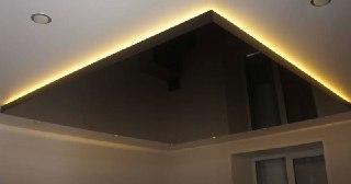 Натяжной потолок с подсветкой Кропоткин, цена от 2148 руб.